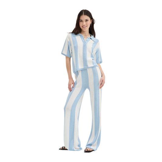 Holiday Shop Striped Knit Pants