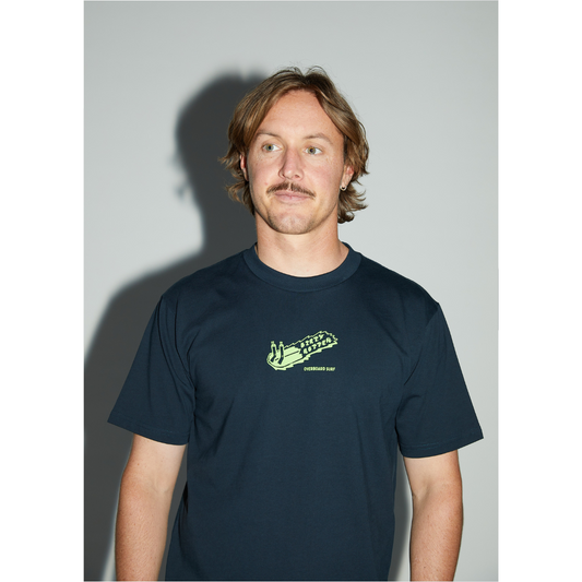 Dirty Rotten Surfboards Drumsticks Tee - Navy