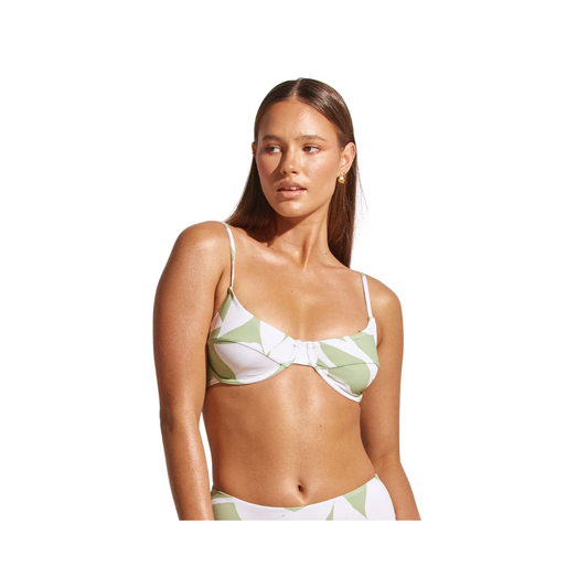 Poolside Paradiso Palm Islander Balconette Underwire