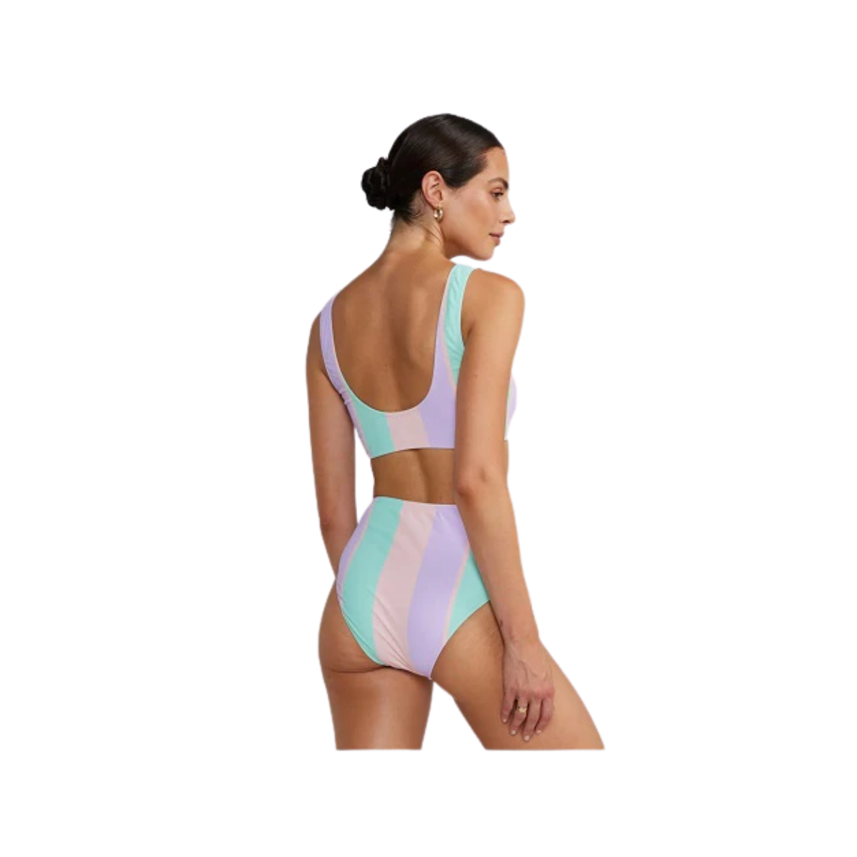 Poolside Paradiso Sunlounger Scoop Crop Top
