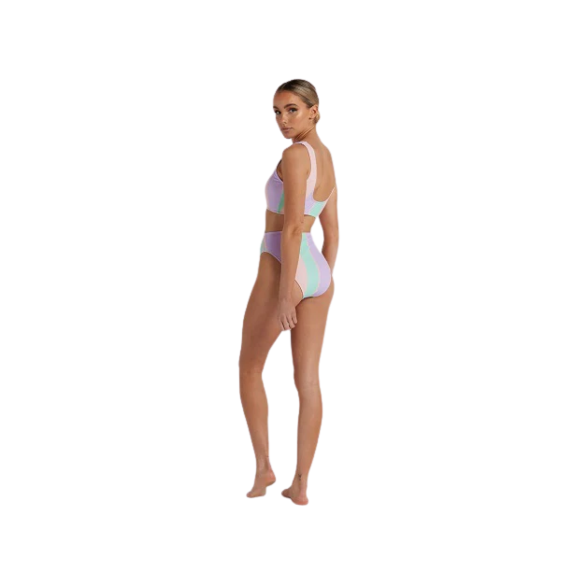 Poolside Paradiso Sunlounger Scoop Crop Top