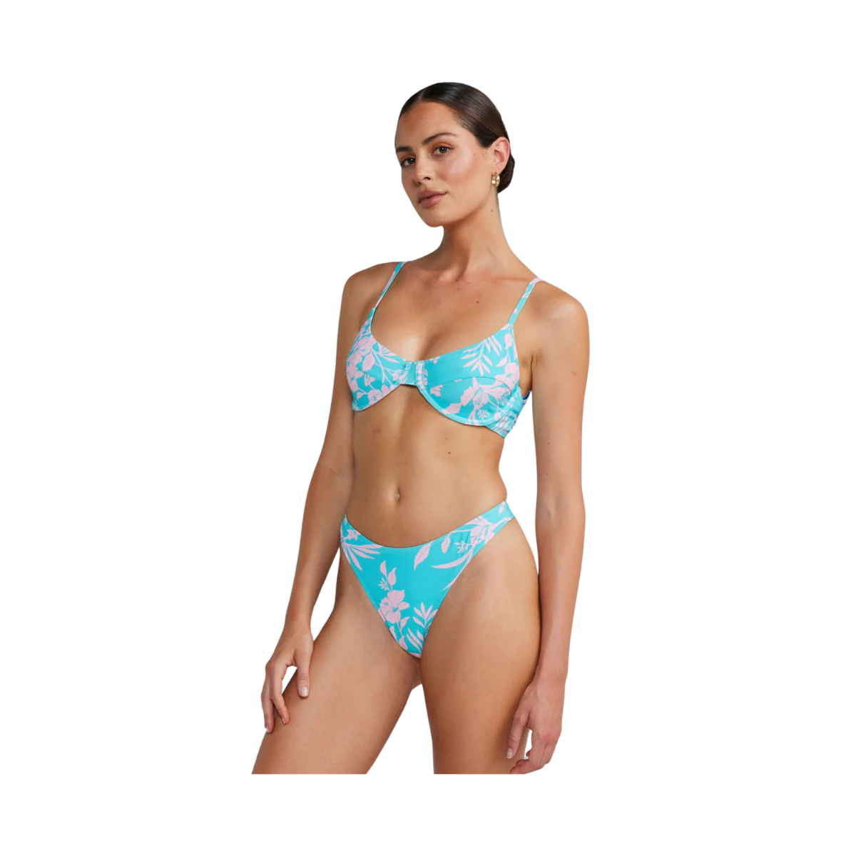 Poolside Paradiso Aloha Balconette Underwire Bikini Top