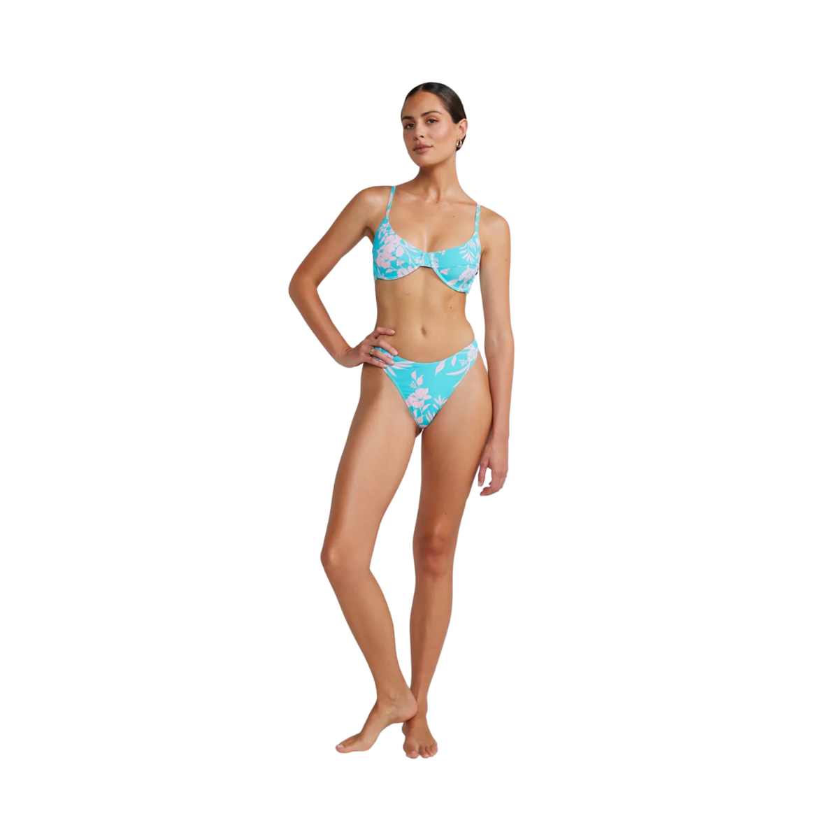 Poolside Paradiso Aloha Balconette Underwire Bikini Top
