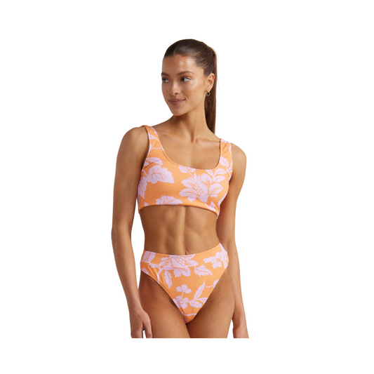 Poolside Paradiso Honolulu Scoop Crop Top
