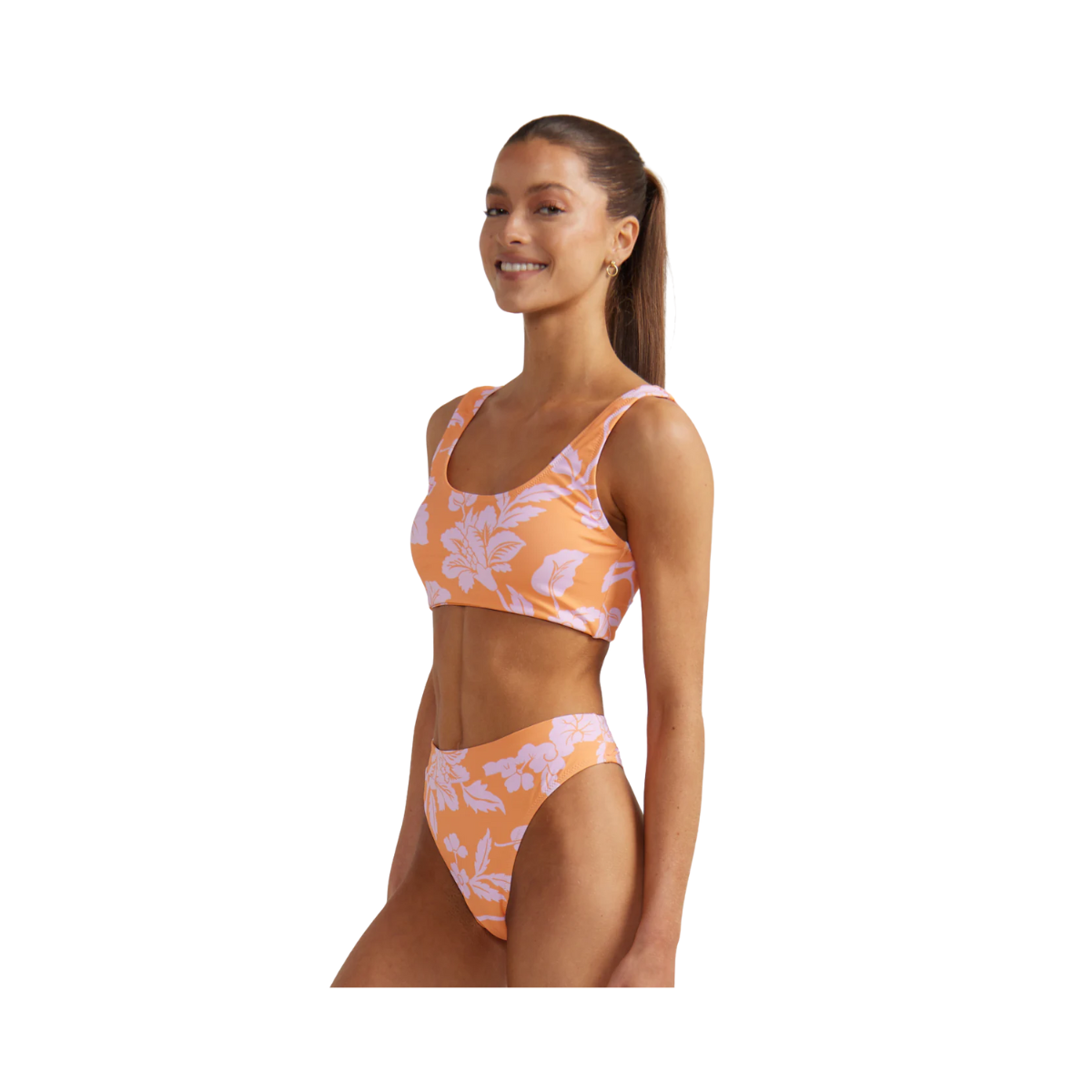 Poolside Paradiso Honolulu Scoop Crop Top