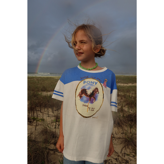 Sabbi The Kids Pony Club Tee - Blue