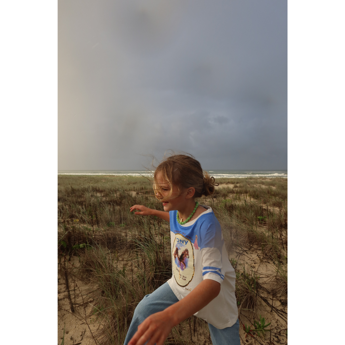Sabbi The Kids Pony Club Tee - Blue