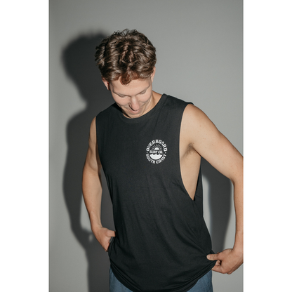 Overboard Dazed Mens Muscle - Black