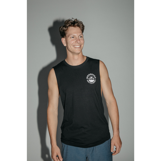 Overboard Dazed Mens Muscle - Black