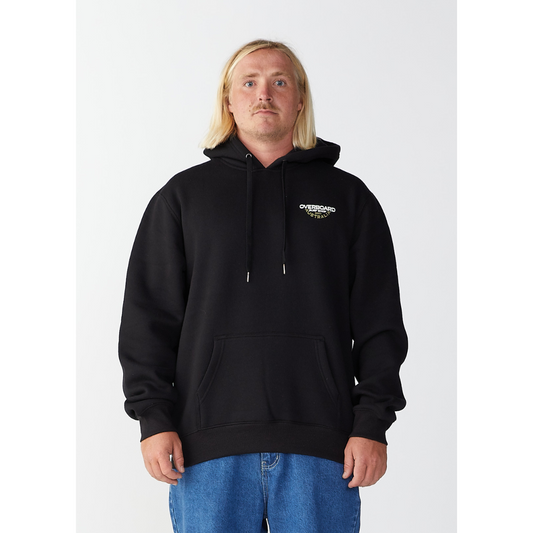 Overboard Surf Sunrise Hood - Black