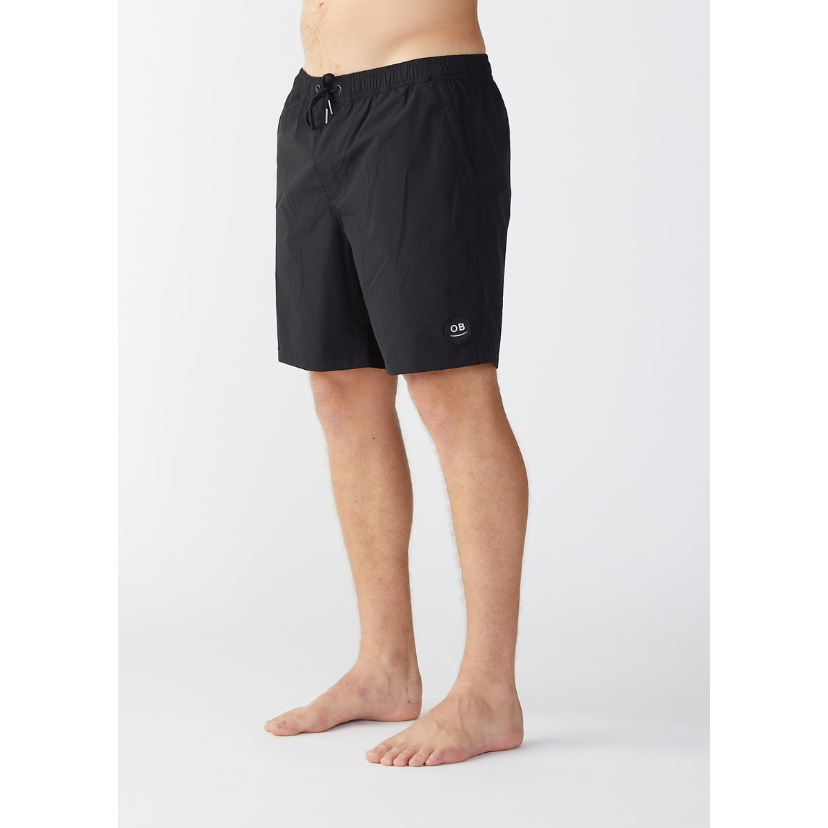 Overboard Surf Hermosa Elastic Waist Boardshort - Black