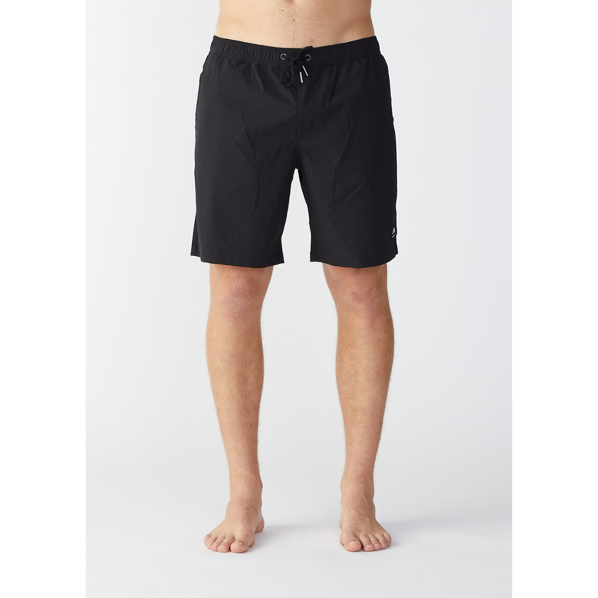 Overboard Surf Hermosa Elastic Waist Boardshort - Black