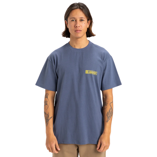 Quiksilver Down The Line Tee - Vintage Indigo