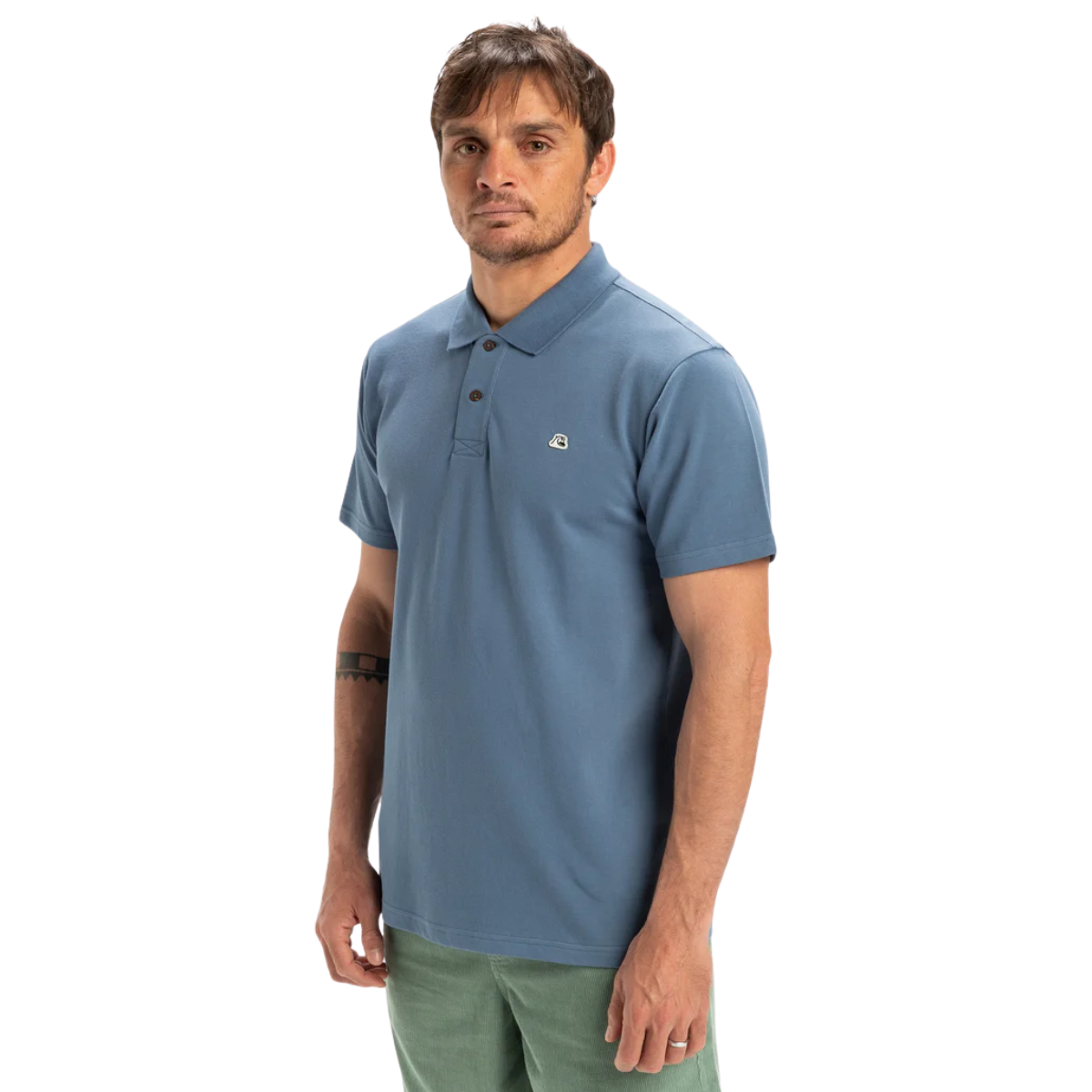 Quiksilver DNA Mens Polo - Coronet Blue