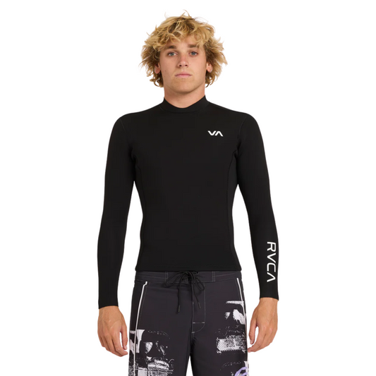 RVCA Balance Long Sleeve Mens Wetsuit Top - Black
