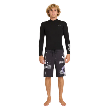 RVCA Balance Long Sleeve Mens Wetsuit Top - Black