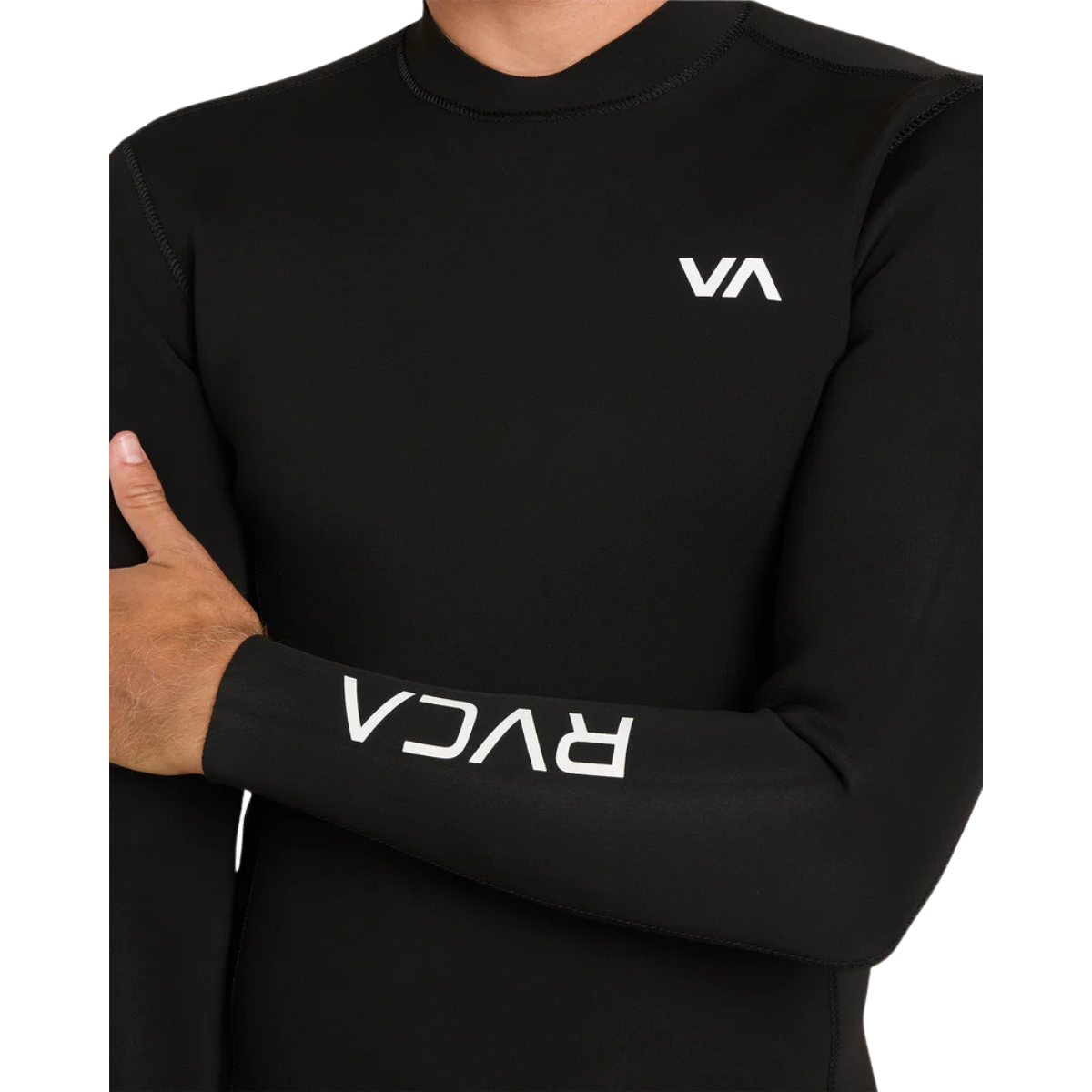 RVCA Balance Long Sleeve Mens Wetsuit Top - Black