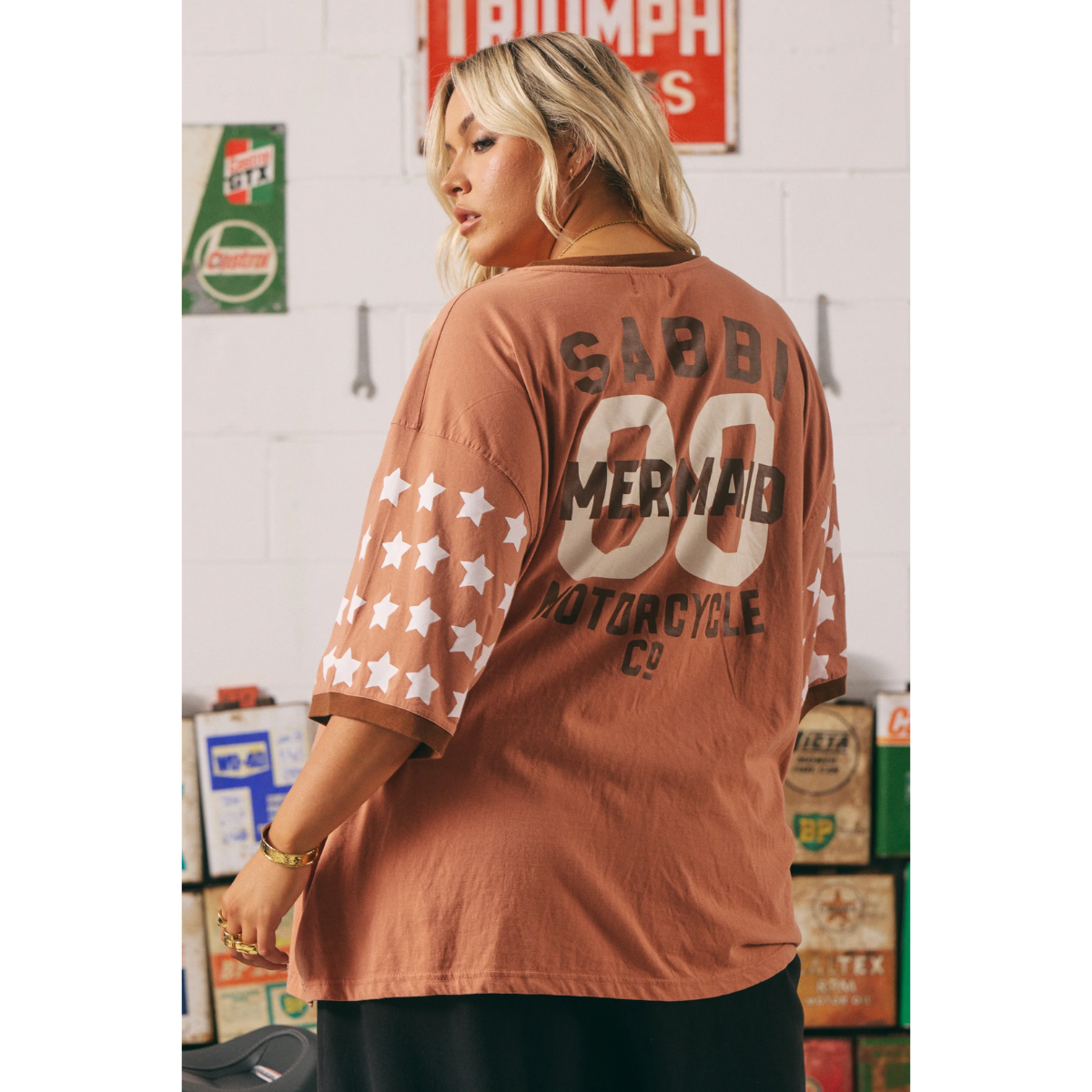 Sabbi The Very Oversized Dream Big Brenda Tee - Clay