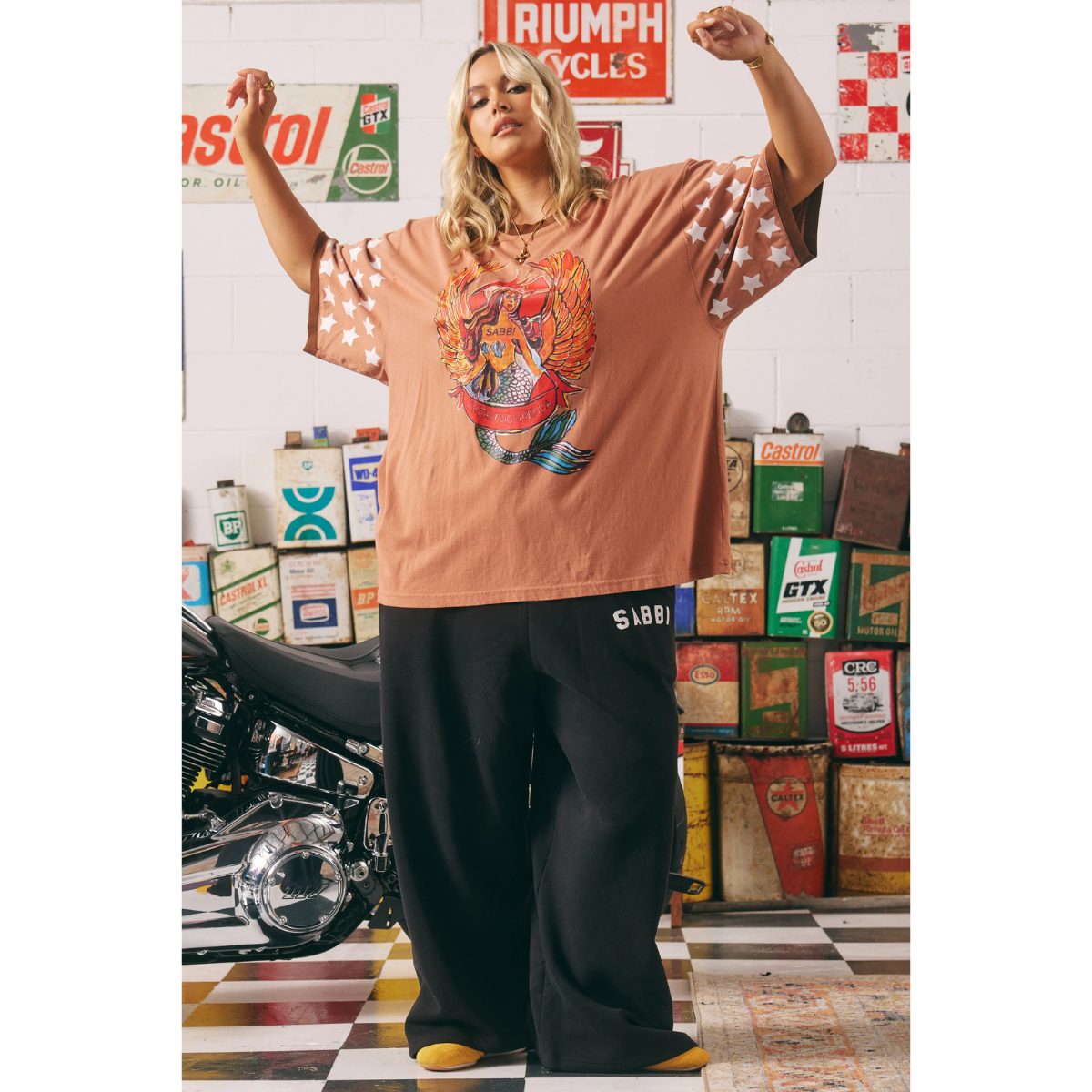 Sabbi The Very Oversized Dream Big Brenda Tee - Clay