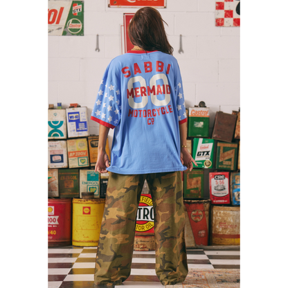 Sabbi The Very Oversized Dream Big Brenda Tee - Periwinkle