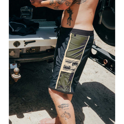 Former Manners 20" Boardshort - Army/Mushroom