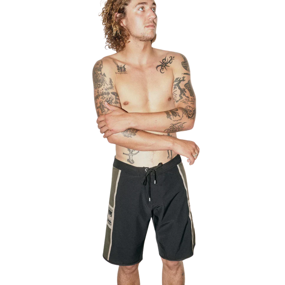Former Manners 20" Boardshort - Army/Mushroom