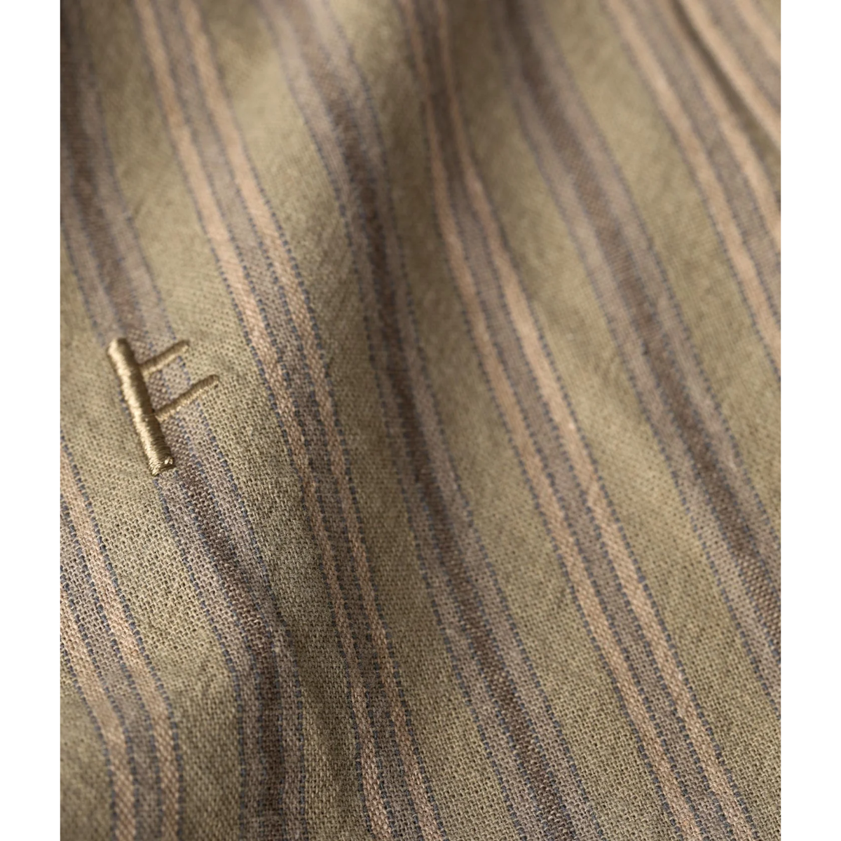 Former Reynolds Striped Shirt - Moss