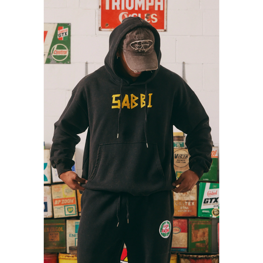 Sabbi The Be Kind Hood - Acid Wash Black