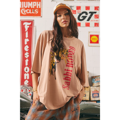 Sabbi The Oversized Sabbi Rodeo Tee - Blush