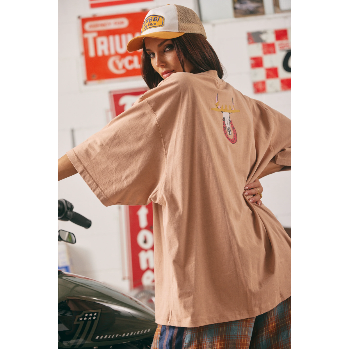 Sabbi The Oversized Sabbi Rodeo Tee - Blush