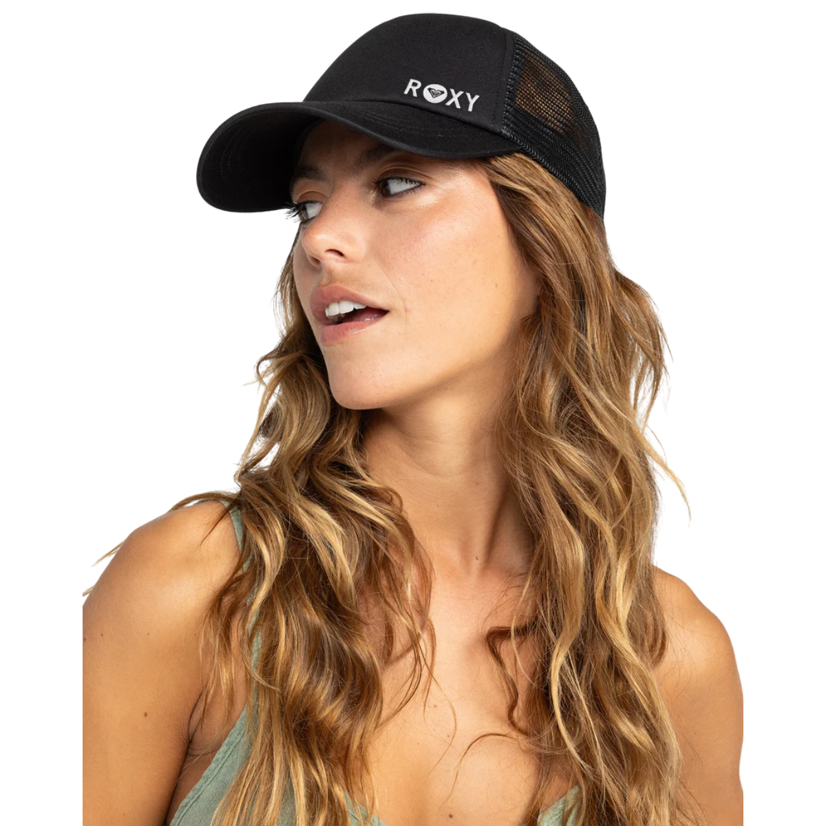 Roxy Finishline 3 Trucker Cap - Black