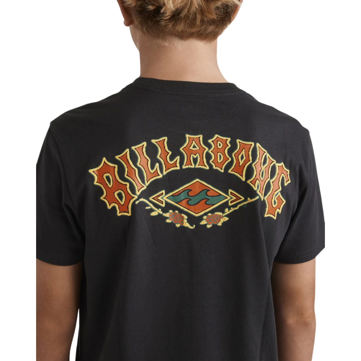 Billabong Boys Rose Arch T-Shirt - Washed Black