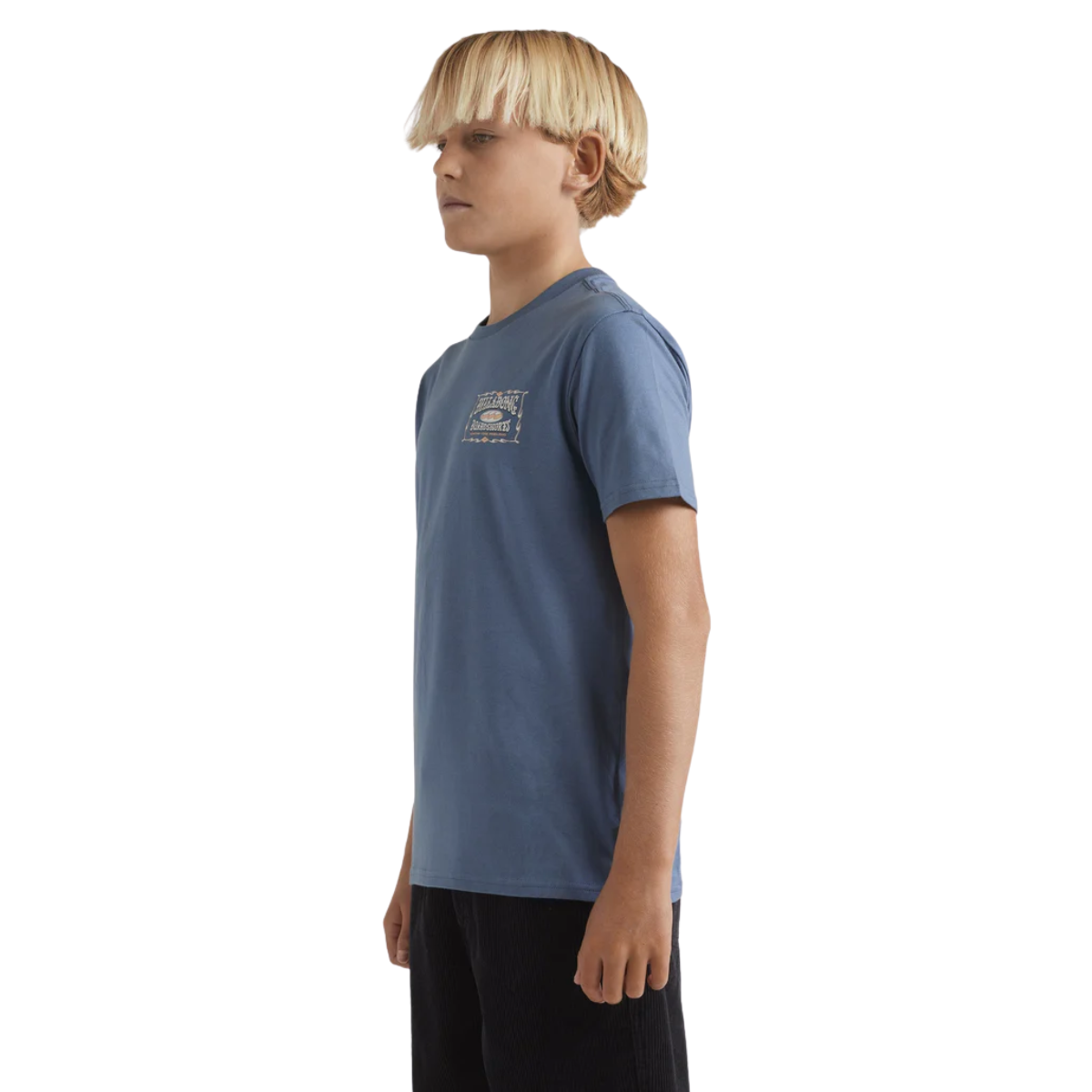Billabong Boys Double Spread T-Shirt - Steel Blue