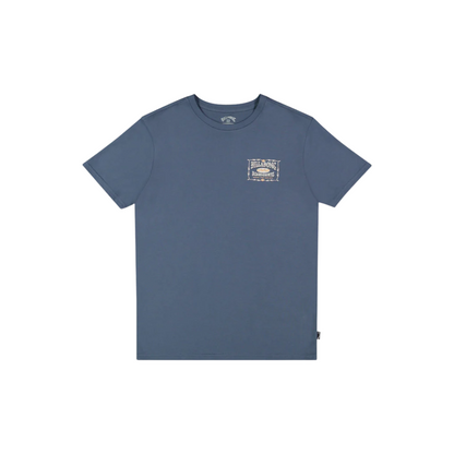 Billabong Boys Double Spread T-Shirt - Steel Blue