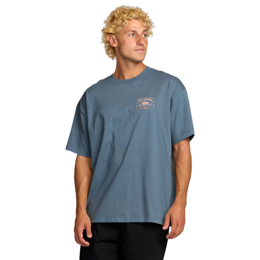 Billabong Double Spread T-Shirt - Steel Blue