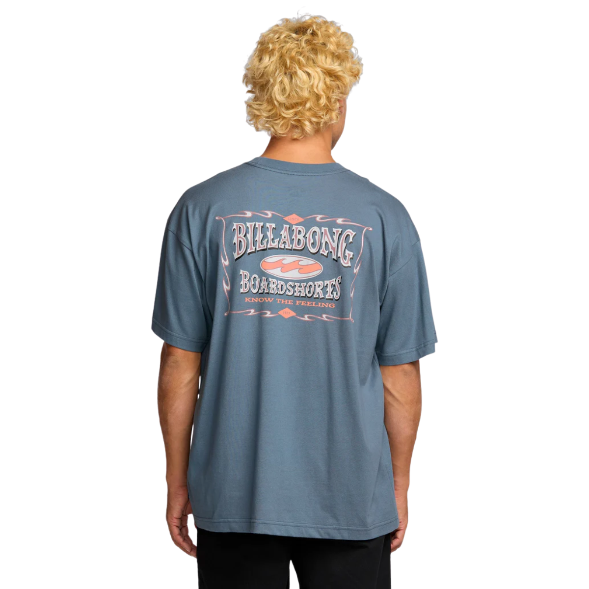 Billabong Double Spread T-Shirt - Steel Blue