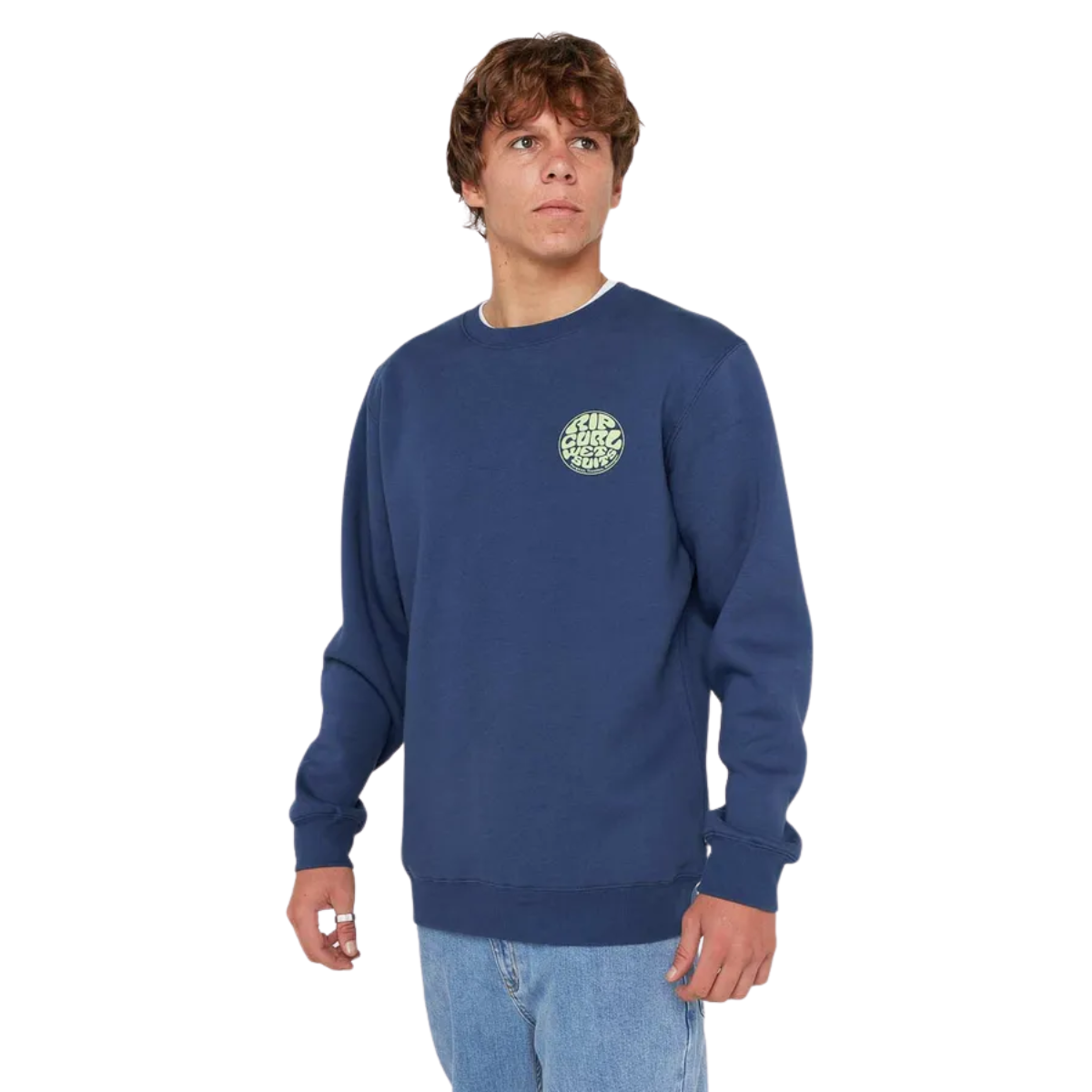 Rip Curl Wettie Icon Crew - Light Navy