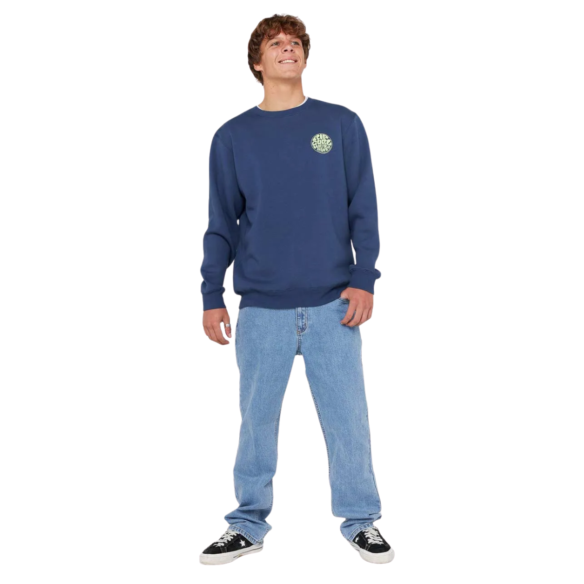 Rip Curl Wettie Icon Crew - Light Navy