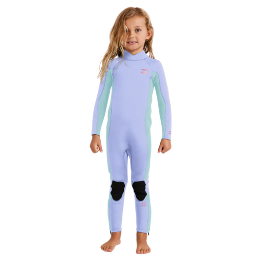 Billabong Kids Foil 3/2mm Back Zip Steamer - Cosmic Blue