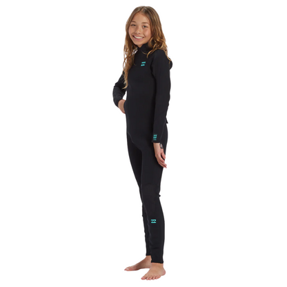 Billabong Girls 6-16 3/2mm Foil Back Zip Wetsuit