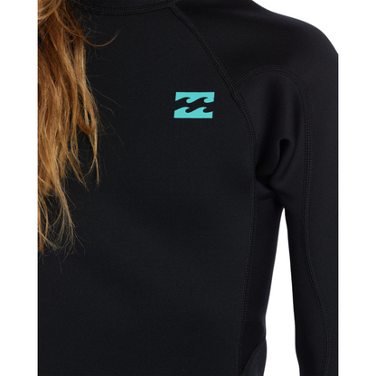 Billabong Girls 6-16 3/2mm Foil Back Zip Wetsuit