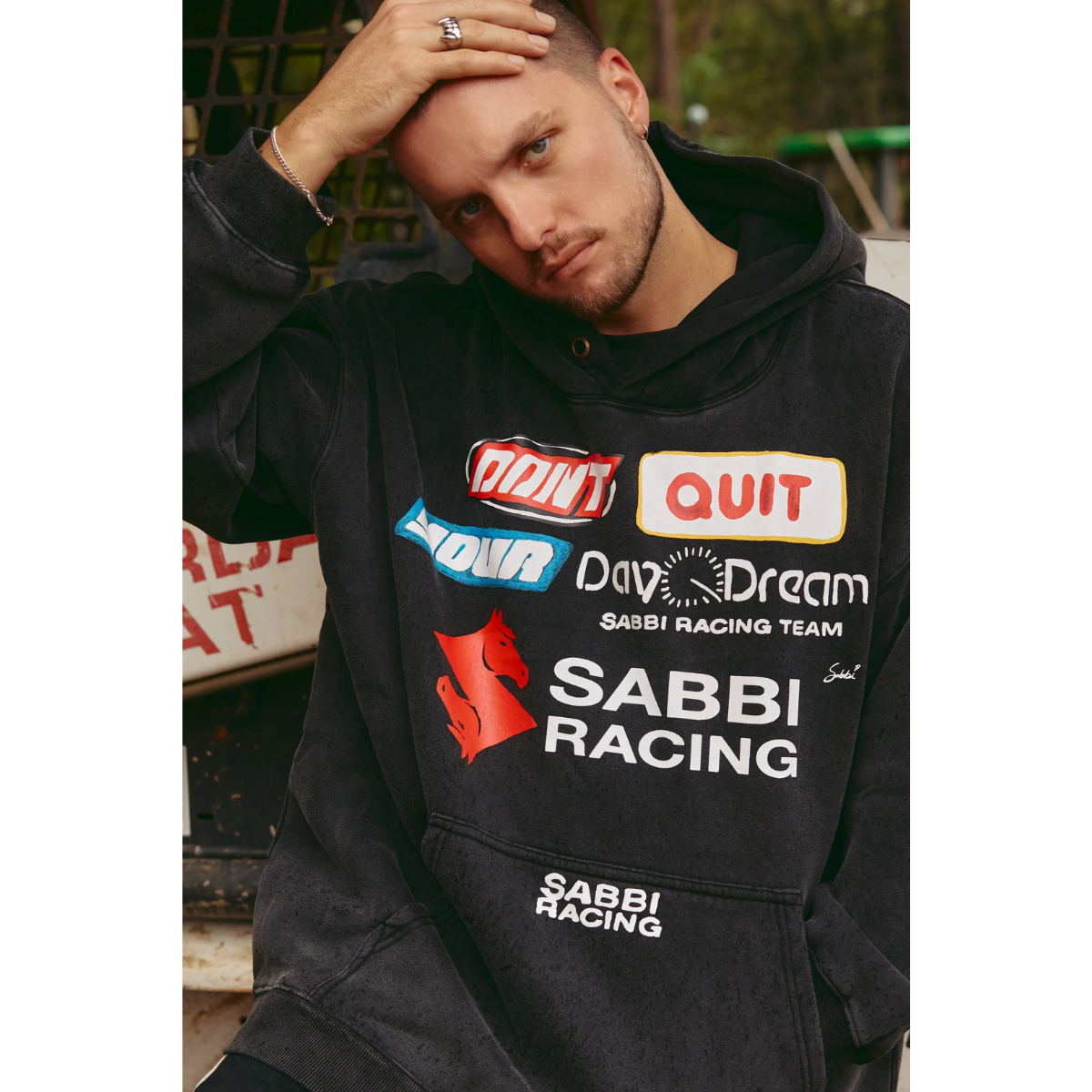 Sabbi The Don't Quit Your Day Dream Hoodie - Black