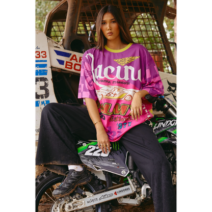 Sabbi The Very Oversized It's Gangster Tee - Pink