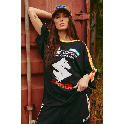 Sabbi The Very Oversized Don't Quit Your Day Dream Tee - Black