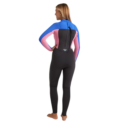 Roxy Women's 3/2mm Prologue Back Zip Steamer - Cobalt