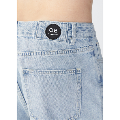 Overboard Surf 90's Denim Mens Short - Light Bleach