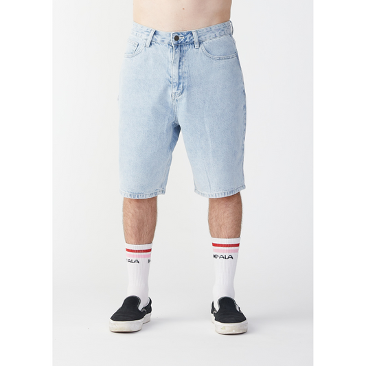 Overboard Surf 90's Denim Mens Short - Light Bleach