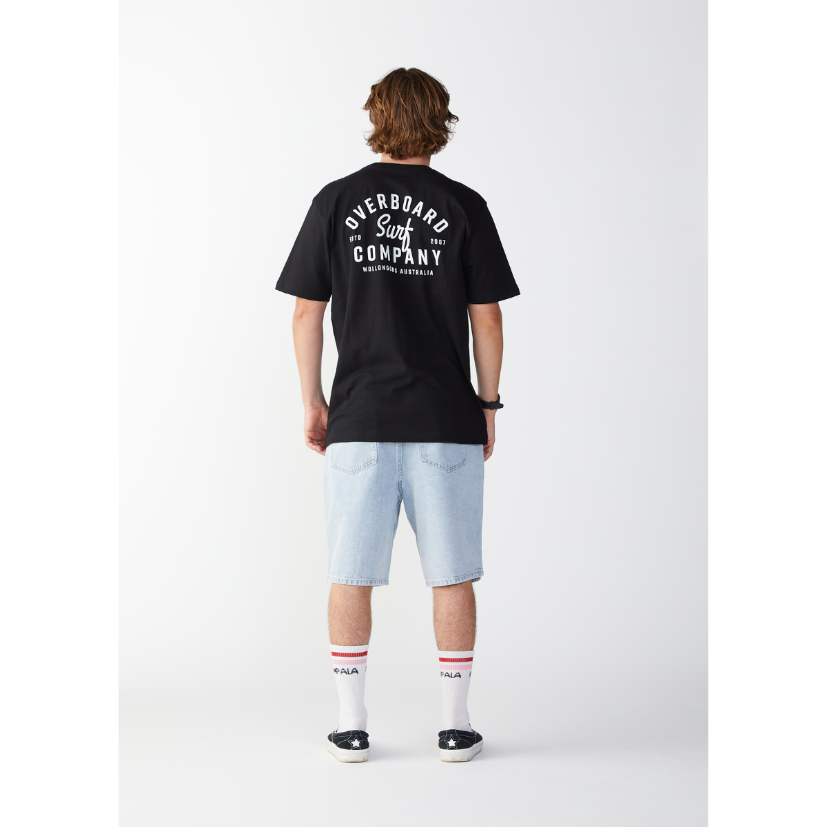 Overboard Surf Hustle Mens T-Shirt - Black