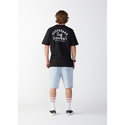 Overboard Surf Hustle Mens T-Shirt - Black