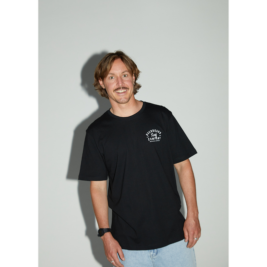 Overboard Surf Hustle Mens T-Shirt - Black